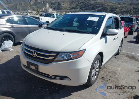 2016 Honda Odyssey Ex-L z USA, uszkodzony, nr VIN 5FNRL5H65GB156759